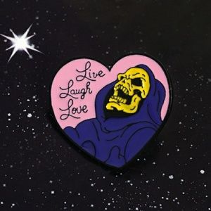 Skelator Enamel Hat Pin